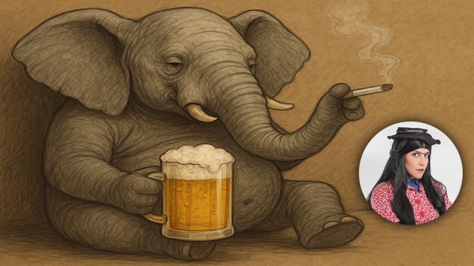 Pelusa y el elefante borracho — Humor  — La Pecera | Azul 101.9