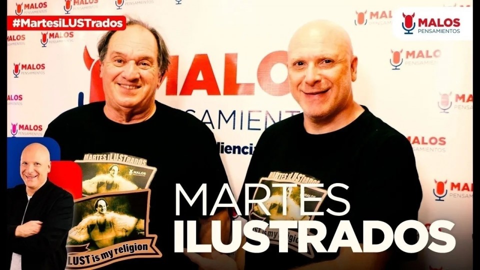 Martes Ilustrados en Malos Pensamientos 21/7/2026 — Martes Ilustrados — Malos Pensamientos | Azul 101.9