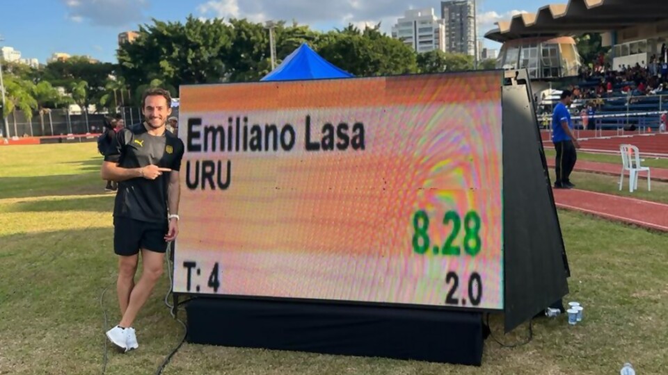 Lasa batió el récord nacional de salto largo y clasificó al Mundial —  Deportes — Primera Mañana | Azul 101.9